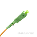 Cable de parche de fibra óptica dúplex OM4